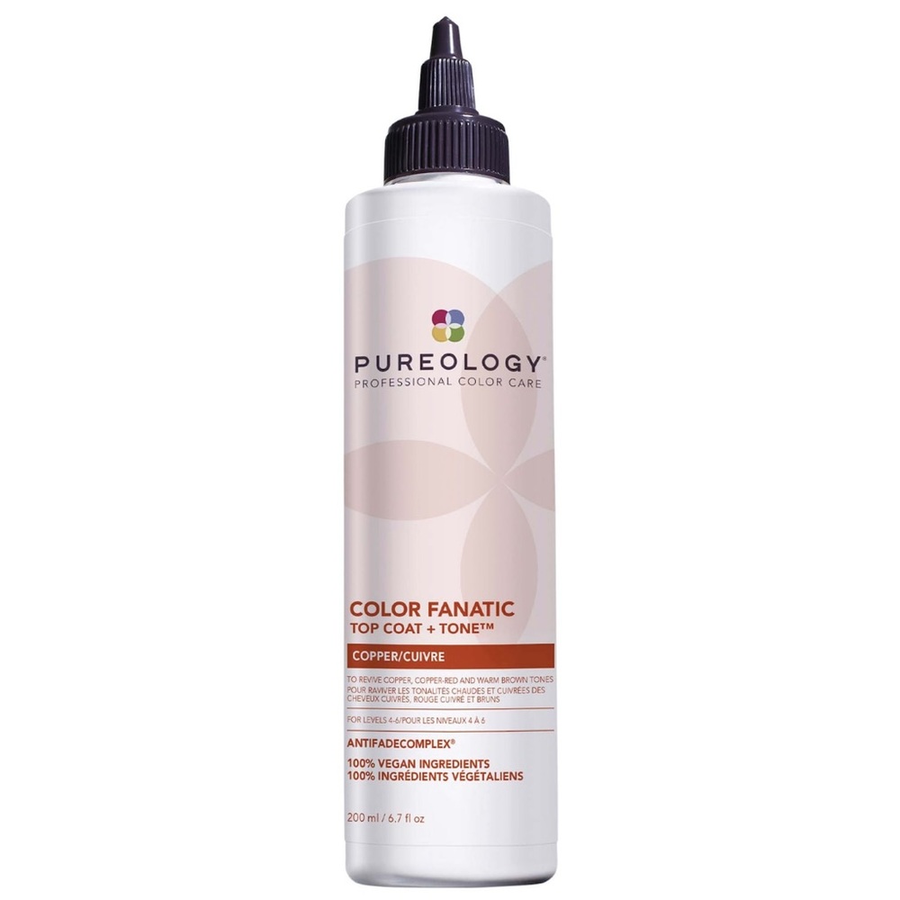 Pureology Copper Color Fanatic Top Coat + Tone Hair Gloss